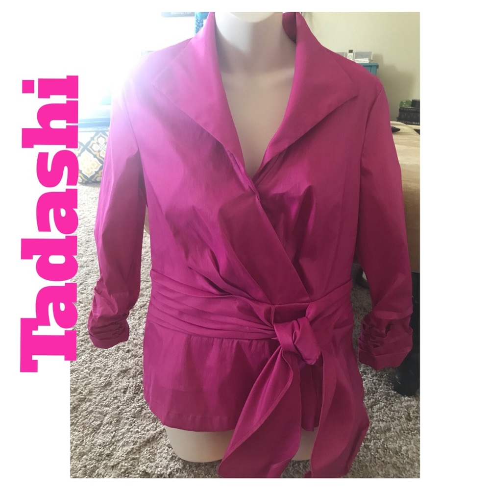 Tadashi sculptural top